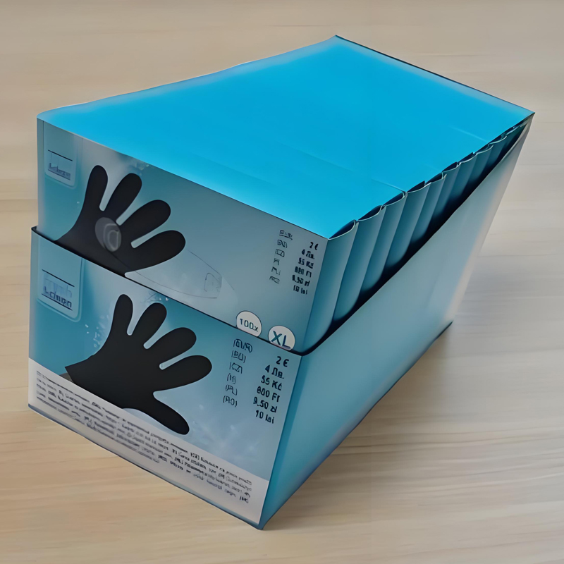 ‌ভাল তাপমাত্রা প্রতিরোধের কালো TPE গ্লাভস (ম্যাট টেক্সচার)